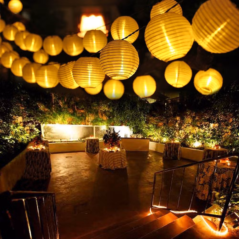 LED Globe Bulb Ball House Lighting Christmas Decoration Solar Fairy Lights Garden Light Outdoor LED String