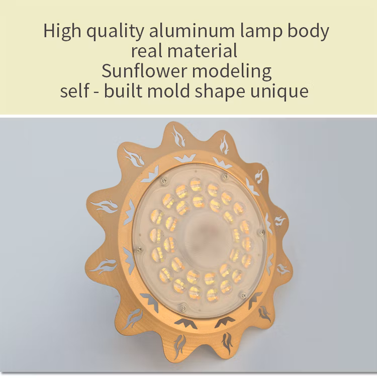 Wall Mounted Solar Powered Garden Fence Lights with 2 LED Bulb