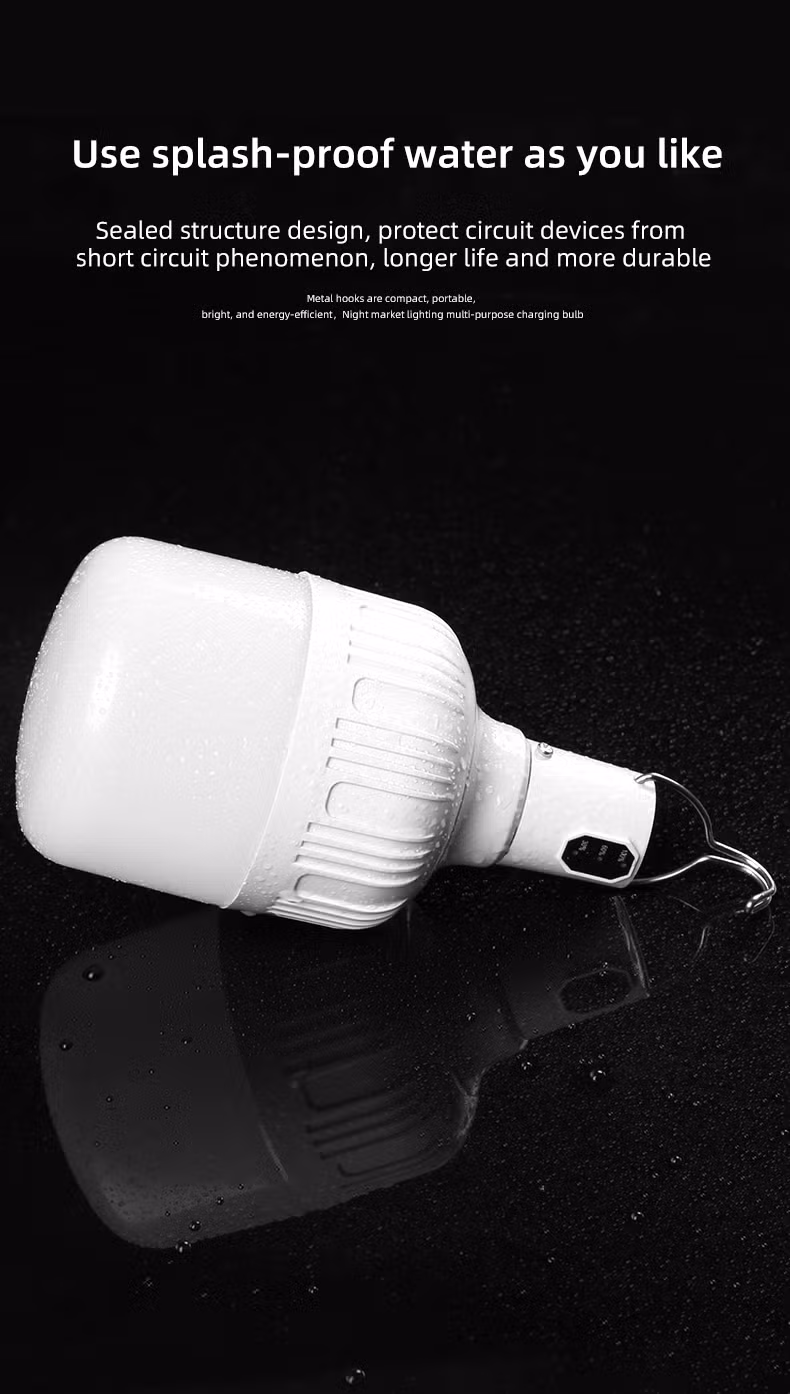 LED Solar Emergency Light Bulb for Travel Camping