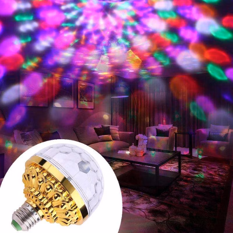 New Arrival LED Color Magic Ball Lights Rotating RGB Stage Light Bulb