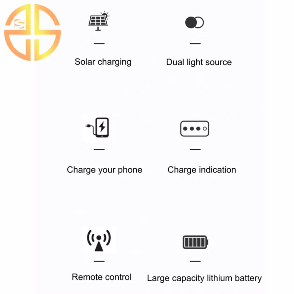 Rechargeable Bulb Solar LED Emergency Portable Camping Lamps LED Light