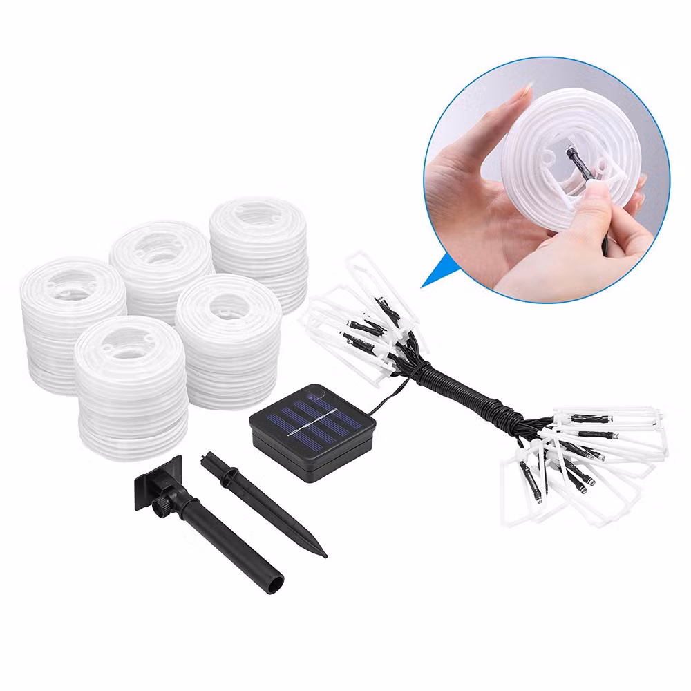 LED Globe Bulb Ball House Lighting Christmas Decoration Solar Fairy Lights Garden Light Outdoor LED String