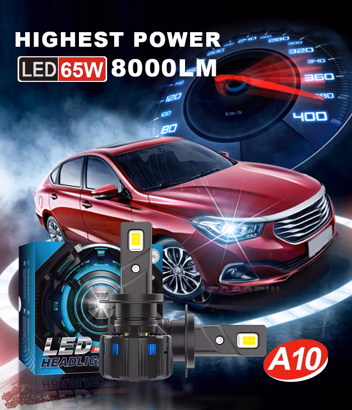 High Power LED Car Headlight Bulbs for Clear Vision
