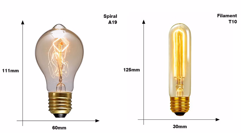 40W E27 Transparent LED Filament Bulb AC 220V Retro Vintage Warm White Incandescent Lamps Home Decor Glass Bulbs Light