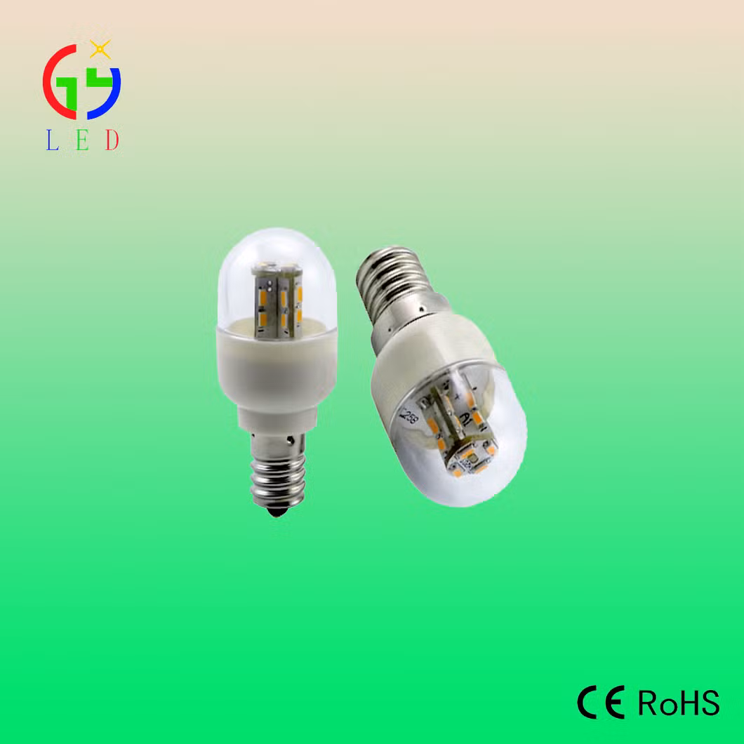 LED T25 E12/E14 Base Refrigerator Bulbs, LED Plastic Shell T25 Replacement Fridge Lamps, LED T25 Screw Base Superbright Light Bulbs