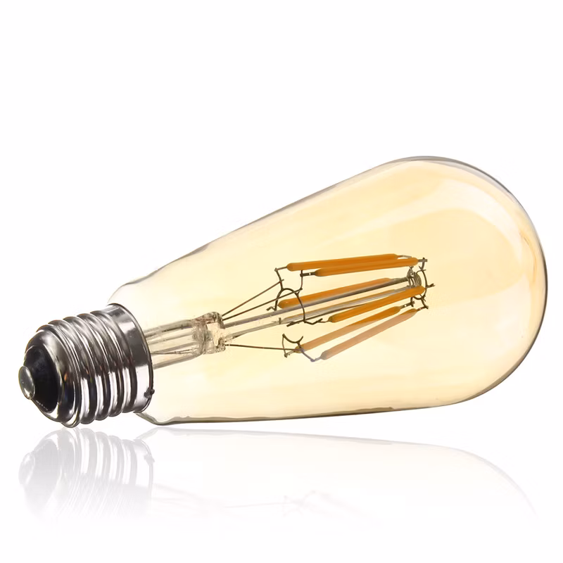 St64 LED Filament Bulb Energy Saving Lamp 10W LED Bulb Light with Ce RoHS Decorative Light Bulb