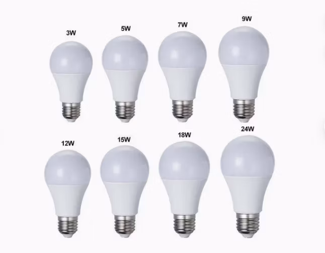Factory A60 Bulb AC120-240V 8W-18W E27/B22 Base IP20 for Interiors Lighting