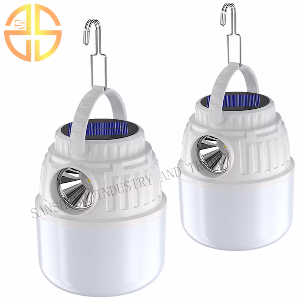 Rechargeable Bulb Solar LED Emergency Portable Camping Lamps LED Light