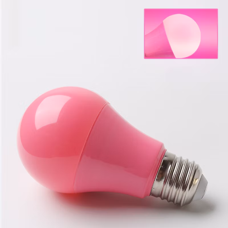 A60 A19 Colorful Lamp Red Yellow Blue Green Decoration Light E27 B22 LED Bulb Lamp for Festival Decoration Lighting