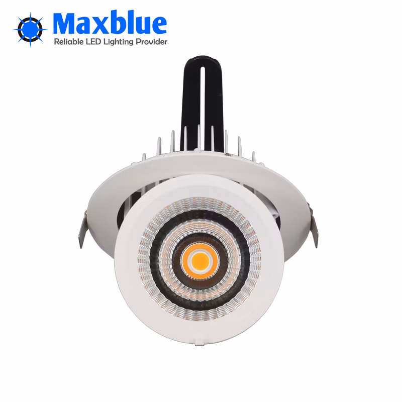 50W 360 Degree Rotatable 7inch Recessed COB LED Spotlight
