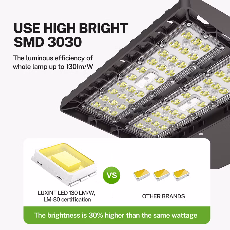 Higher Bright LED Light Street Light 100W 150W 200W with SPD Function Lights Outside Security Lights LED Street Light Bulbs