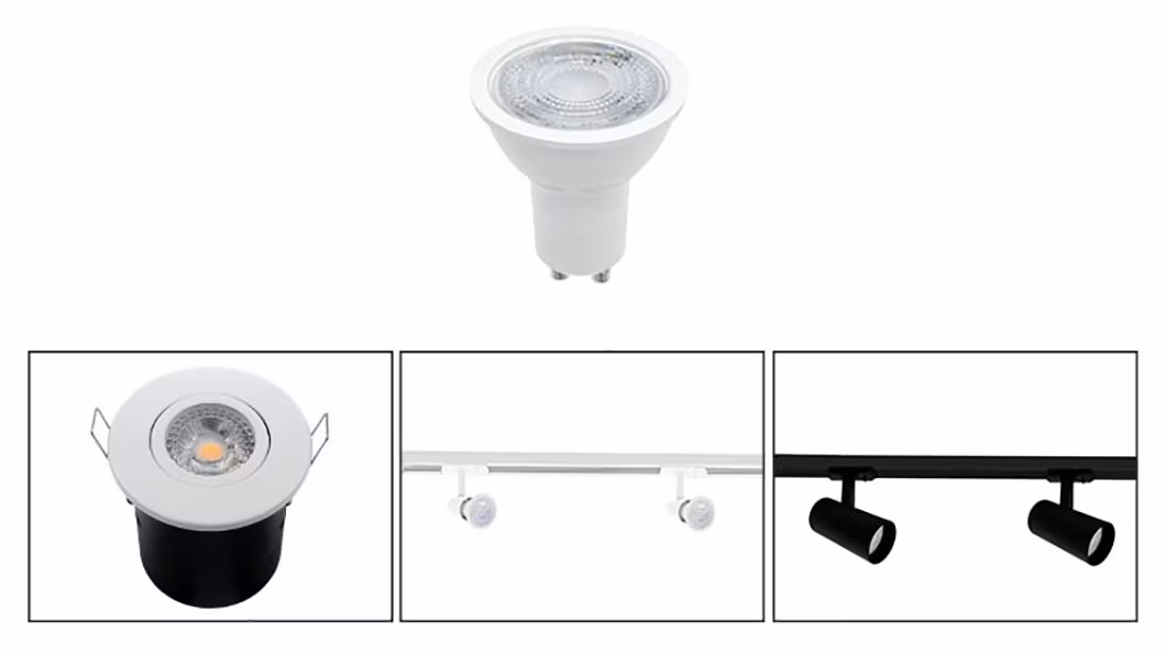 Hot Sale GU10 LED Lamp Cup Class a Glass Spotlight 2W Non-Dimmable Spot Light and High Efficiency LED Light Bulbs