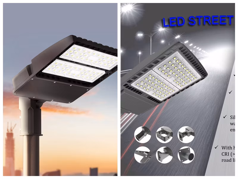 Higher Bright LED Light Street Light 100W 150W 200W with SPD Function Lights Outside Security Lights LED Street Light Bulbs