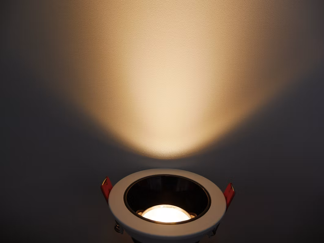 Aluminum MR16 GU10 LED Halogen Light Recessed Trim Downlight Fixture Adjustable Spotlight