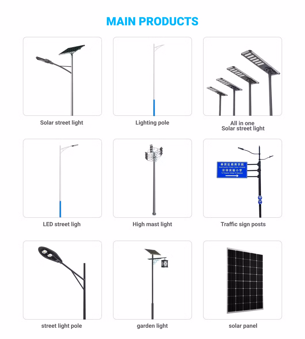 Super Bright Color Temperature: 3000-6500K All in One LED Solar Street Light Light Bulb Spot Direct Supply EMC