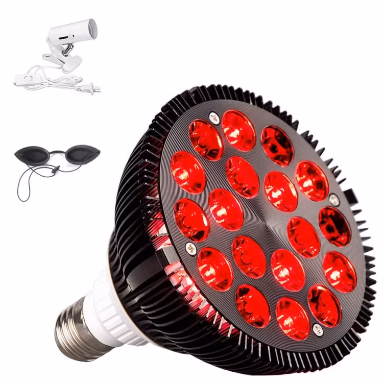 Portable LED Beads 54W Red Light Therapy Bulb Reduce Inflammation and Wrinkles