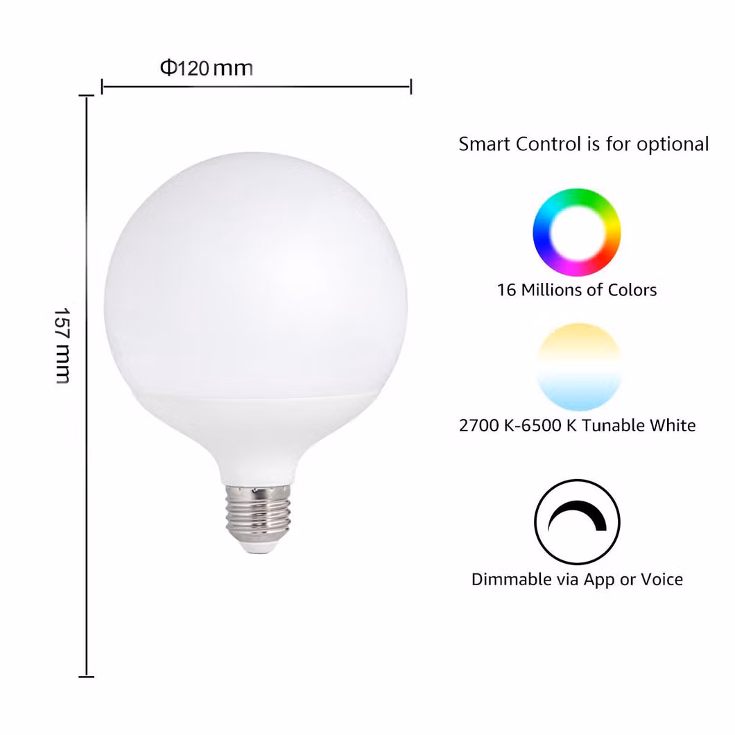 Best LED Light Bulbs Vanity Bulb, Lohas Globe Light Bulbs Equivalent, Daylight 15W Bathroom Round Light Bulb, Vanity Bulbs for Bathroom Makeup Mirror Lamp