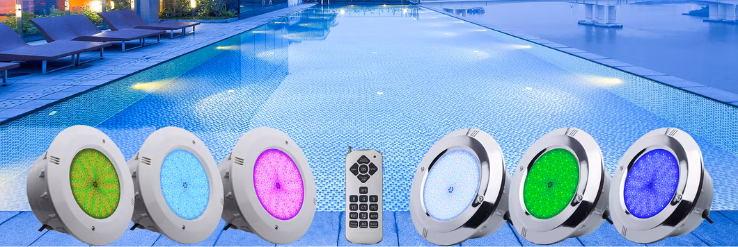 18W Multi Color Underwater Lamp White Color Pool Light Bulb RGB LED Swimming Pool Light for PAR56 Replacement