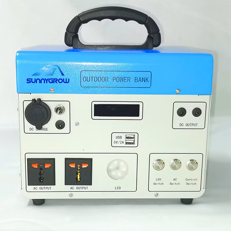 Portable Solar Generator Power Station 110V 220V 300W 500W 1000W 1500W 2000W