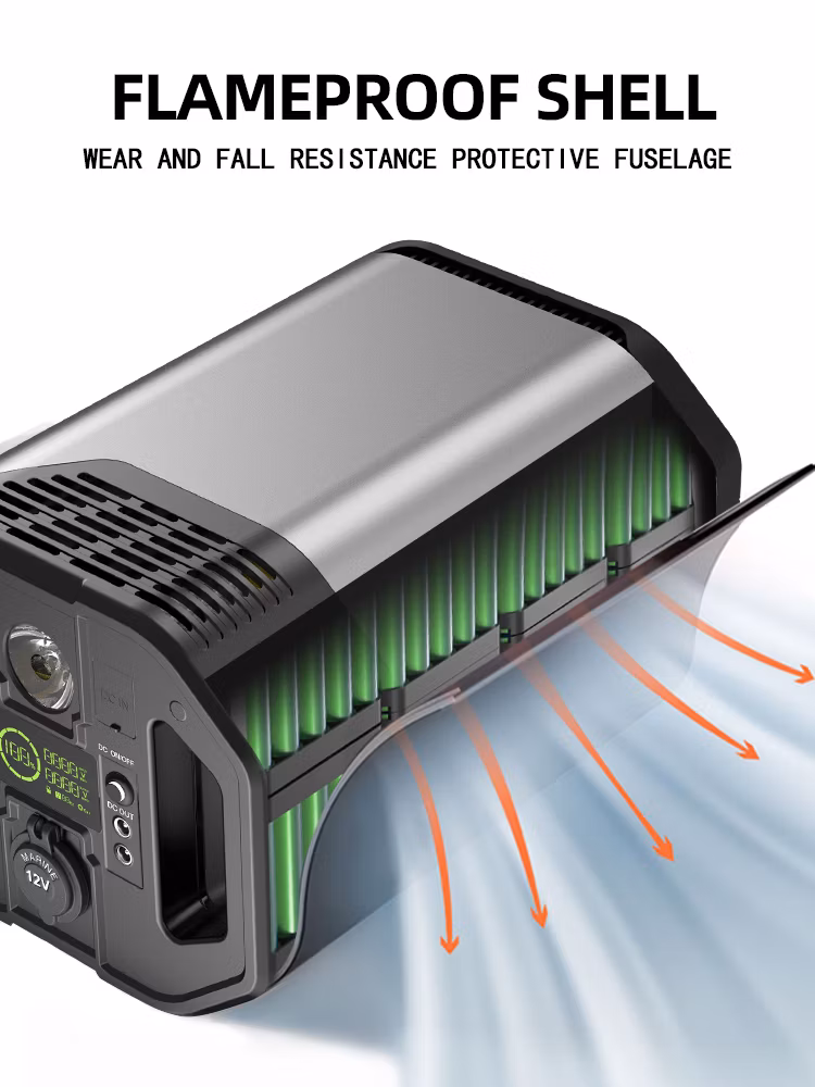 Cheap Station High Capacity 600W Solar with LED Light Power Bank Portable
