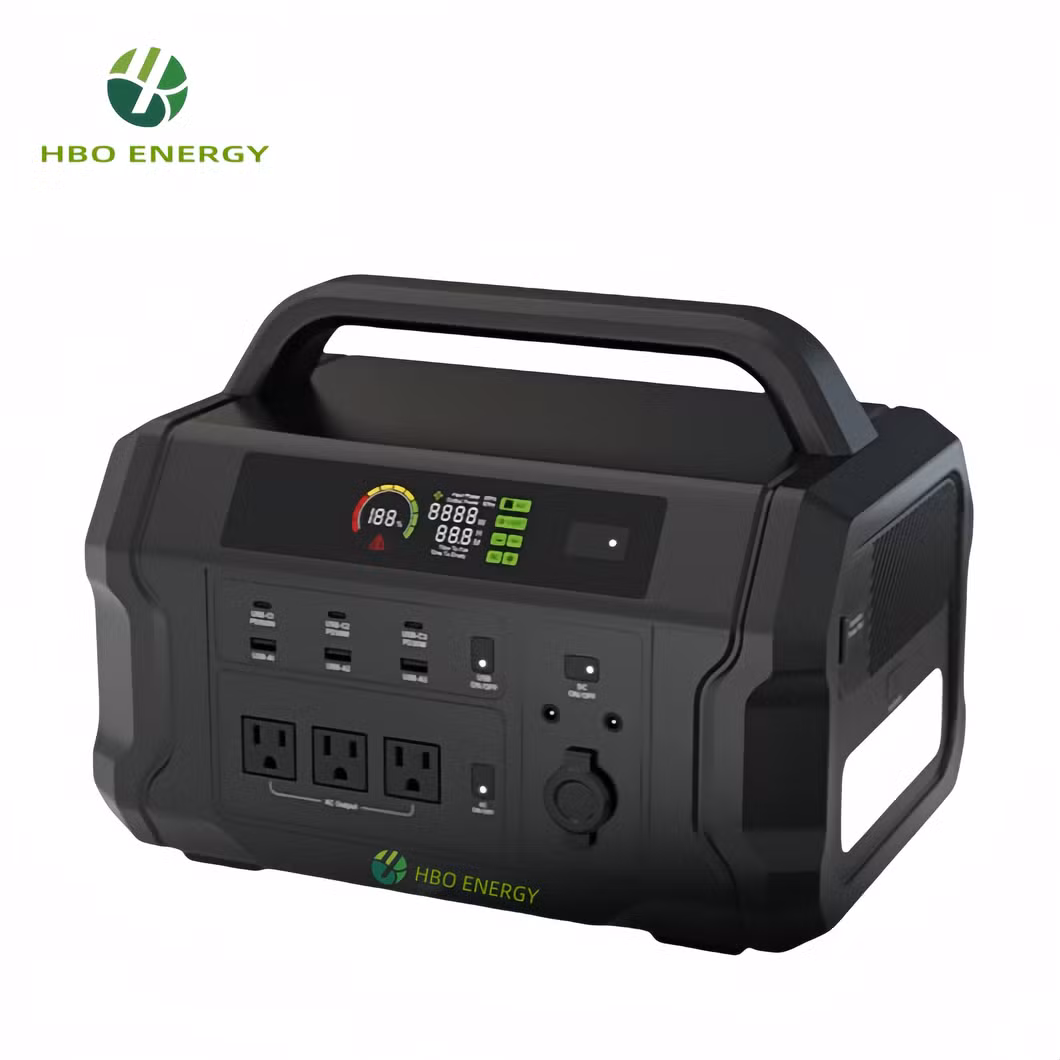 1200W Outdoor Portable Emergency Energy Storage Power Supply Solar Power Station