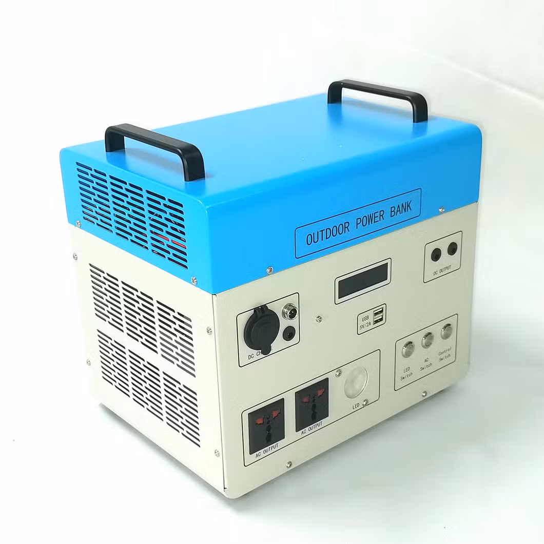 Portable Solar Generator Power Station 110V 220V 300W 500W 1000W 1500W 2000W