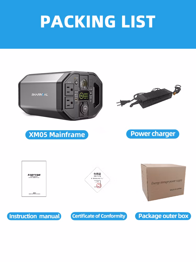 Cheap Station High Capacity 600W Solar with LED Light Power Bank Portable