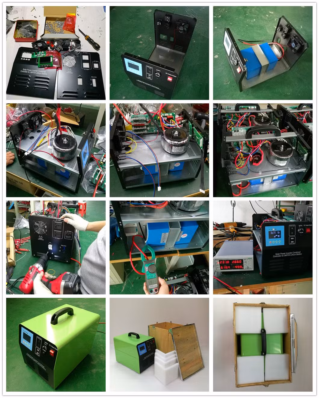 Portable Solar Generator Mini Home Solar Power with 1500W Inverter