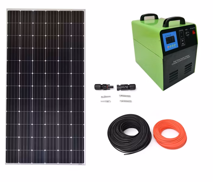 Portable Solar Generator Mini Home Solar Power with 1500W Inverter