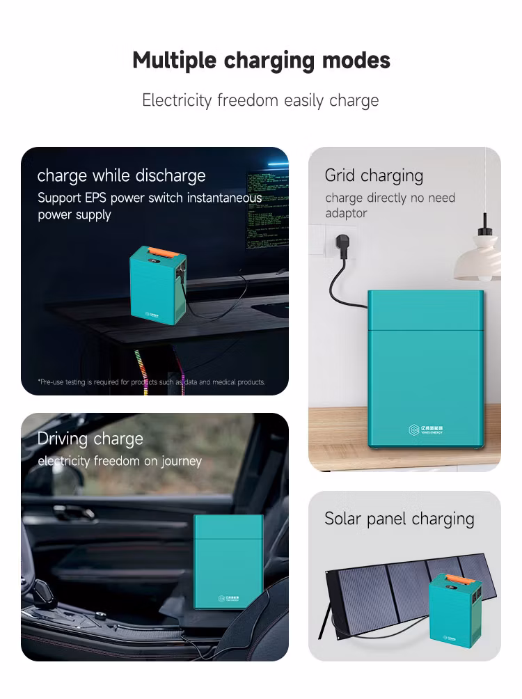 Eve LiFePO4 Cell 1004.8wh Portable Supply AC Sharing Power Bank Station 200W