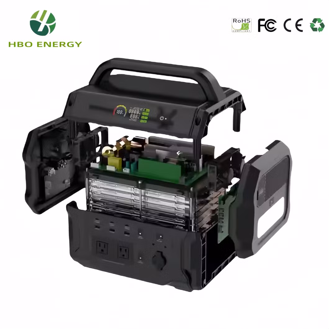 1200W Outdoor Portable Emergency Energy Storage Power Supply Solar Power Station