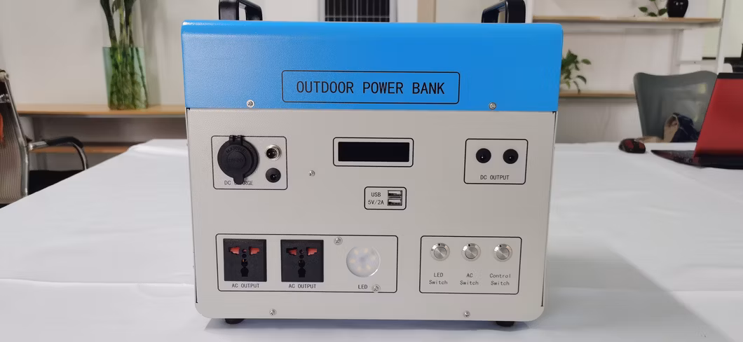 Portable Solar Generator Power Station 110V 220V 300W 500W 1000W 1500W 2000W