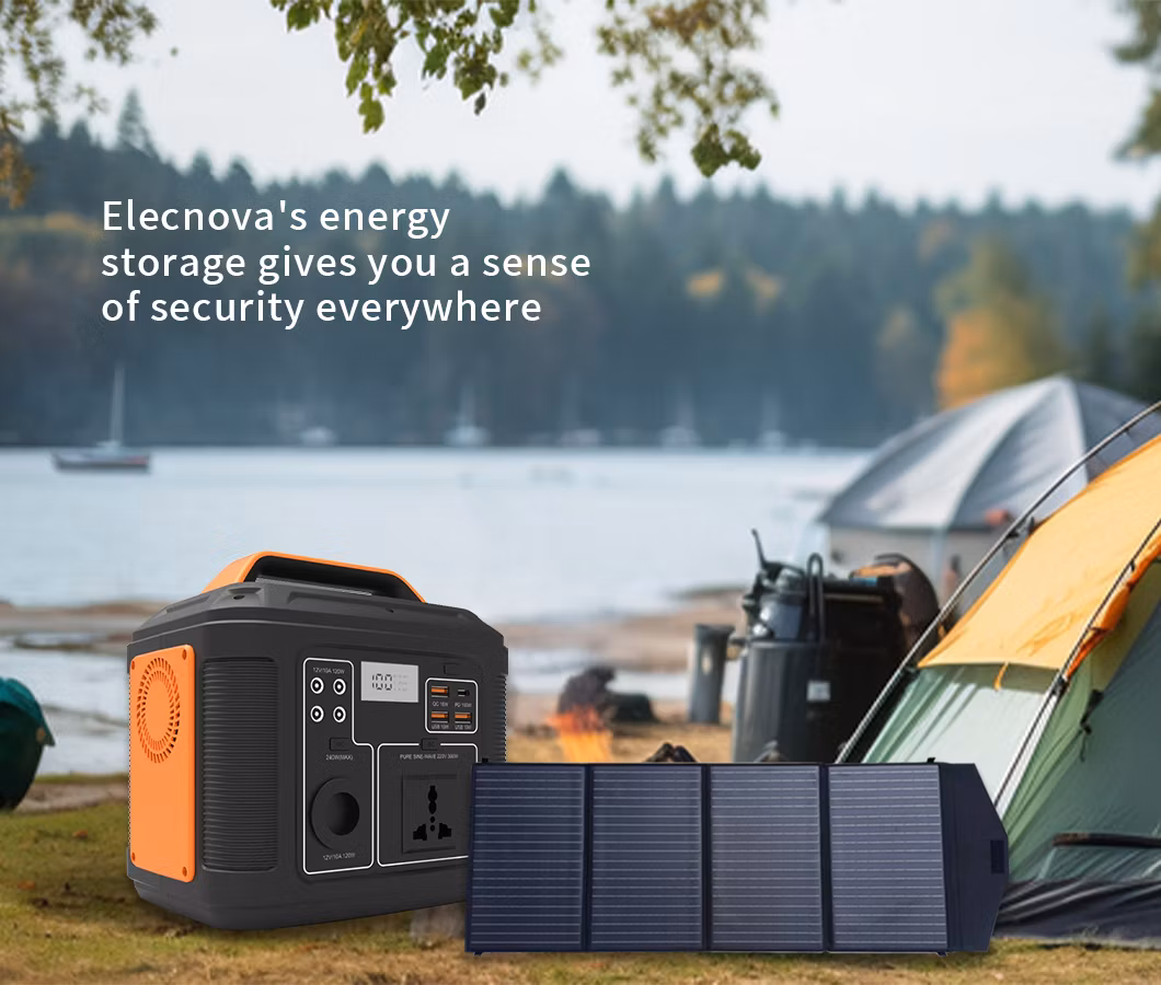 2023 Outdoor Camp Charging 300W 236wh LiFePO4 Battery Camping Backup Power Station Solar Portable