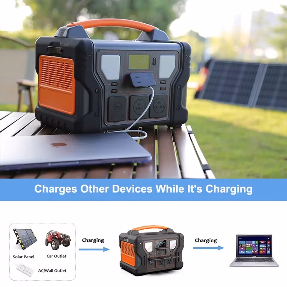 Mini Lithium Battery Generator Mobile Charger USB 300W/500W/1000W/2400W OEM Rechargeable Solar Portable Power Station for Home/ Outdoor/ Camping/Emergency