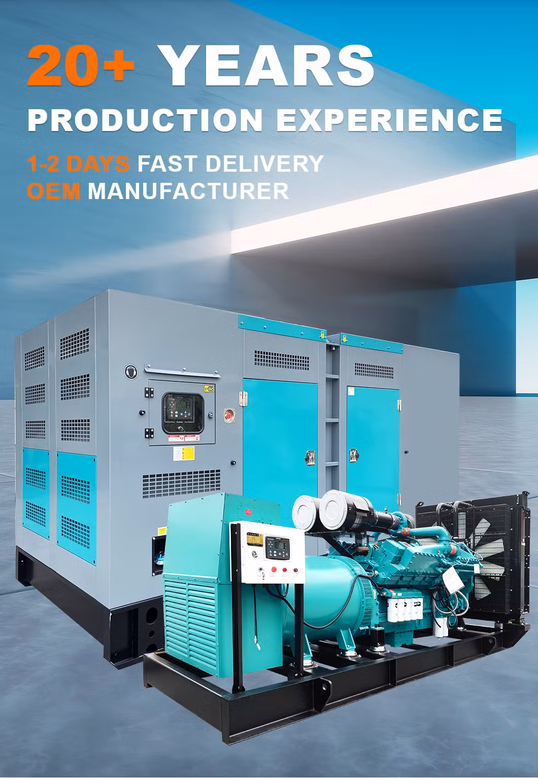 300kw 375kVA All-Copper Brushless Portable Power Station Dynamo Motor Power Generator Cummins with Yofen