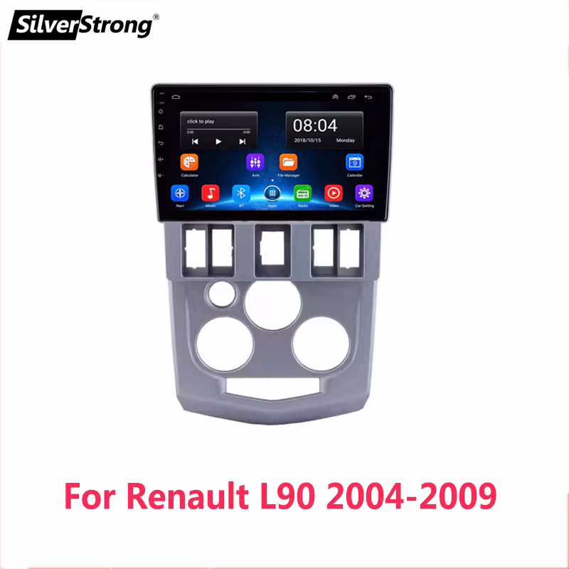 IPS GPS 2DIN Android Bt WiFi for Logan 1 L90 2004 2005 2006 2007 2008 2009 Car Radio Multimedia DVD Player Video FM SWC