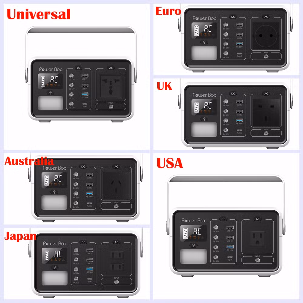 222wh 200W Lithium-Ion Battery Portable Solar Power Station with CE RoHS FCC PSE Cetificates