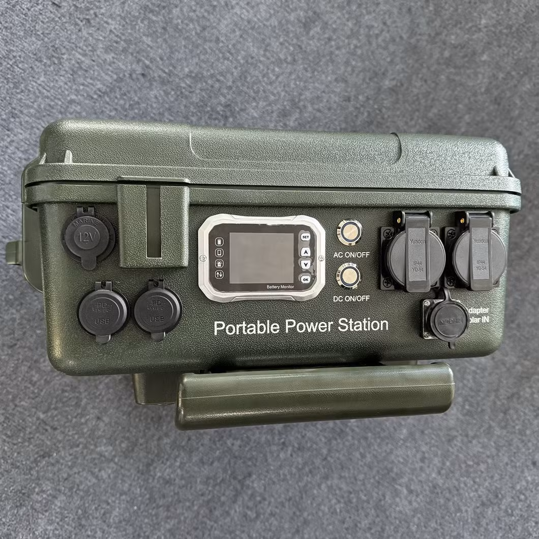 Portable Power Supply High Power Outdoor Indoor Household Lighting Mobile Generator 3000W Camping Solar Power Station
