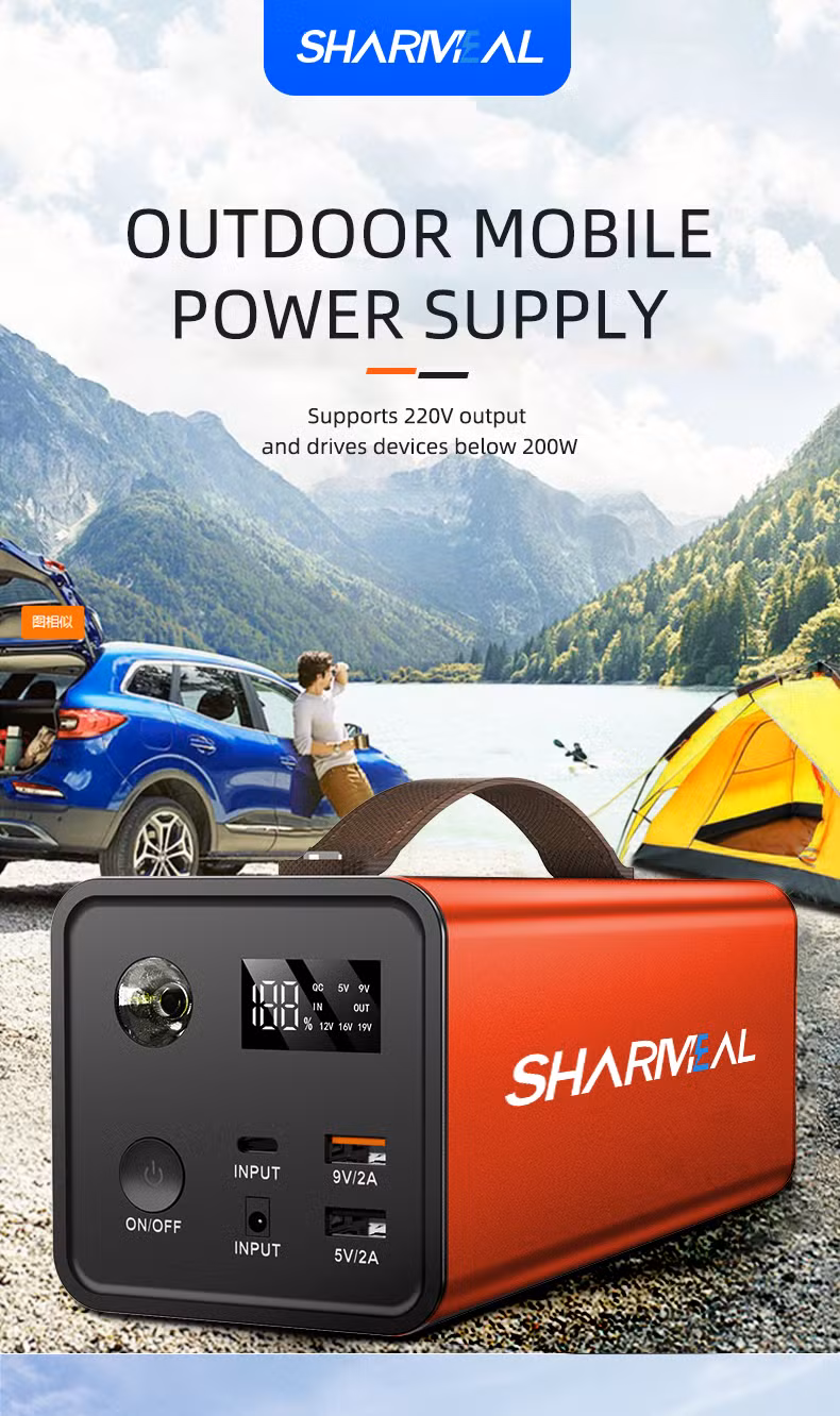 200W 300W 500W Emergency Portable Power Station 110V 220V QC3.0 Charger