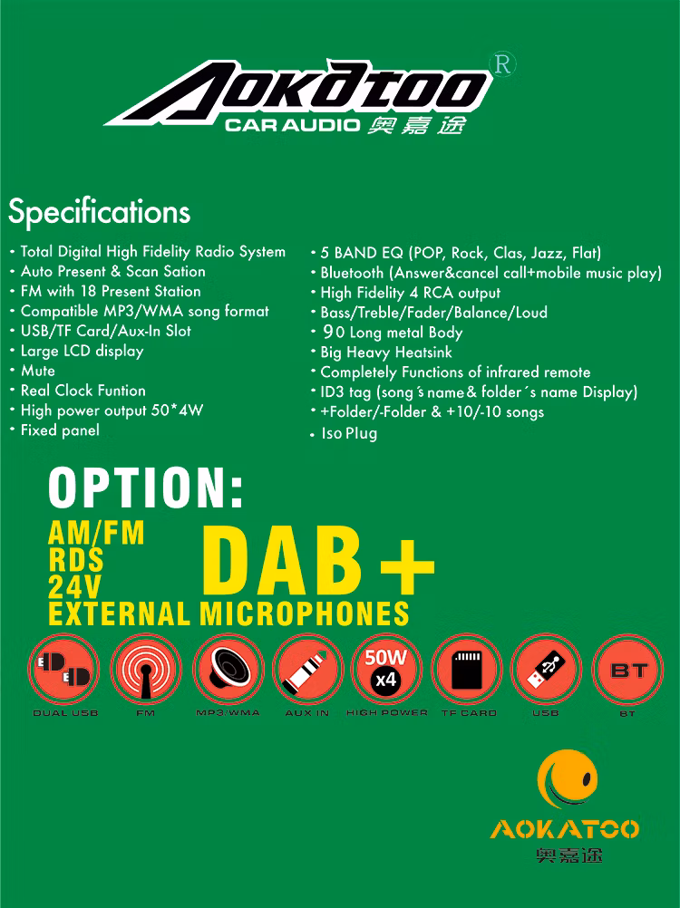 Single DIN DVD/USB DVD Car Player