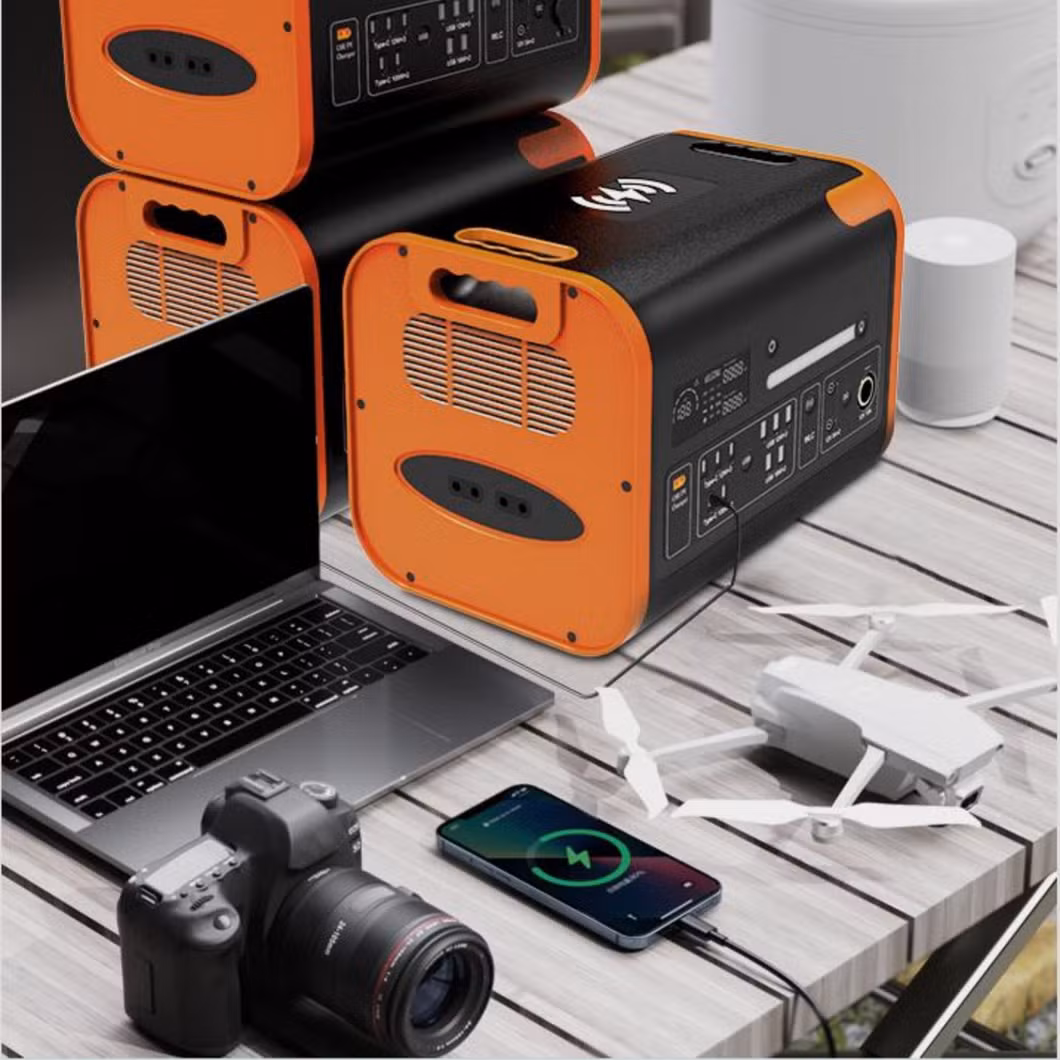 2048wh 2200W LiFePO4 Battery Outdoor Camping Portable Power Solar Power Station