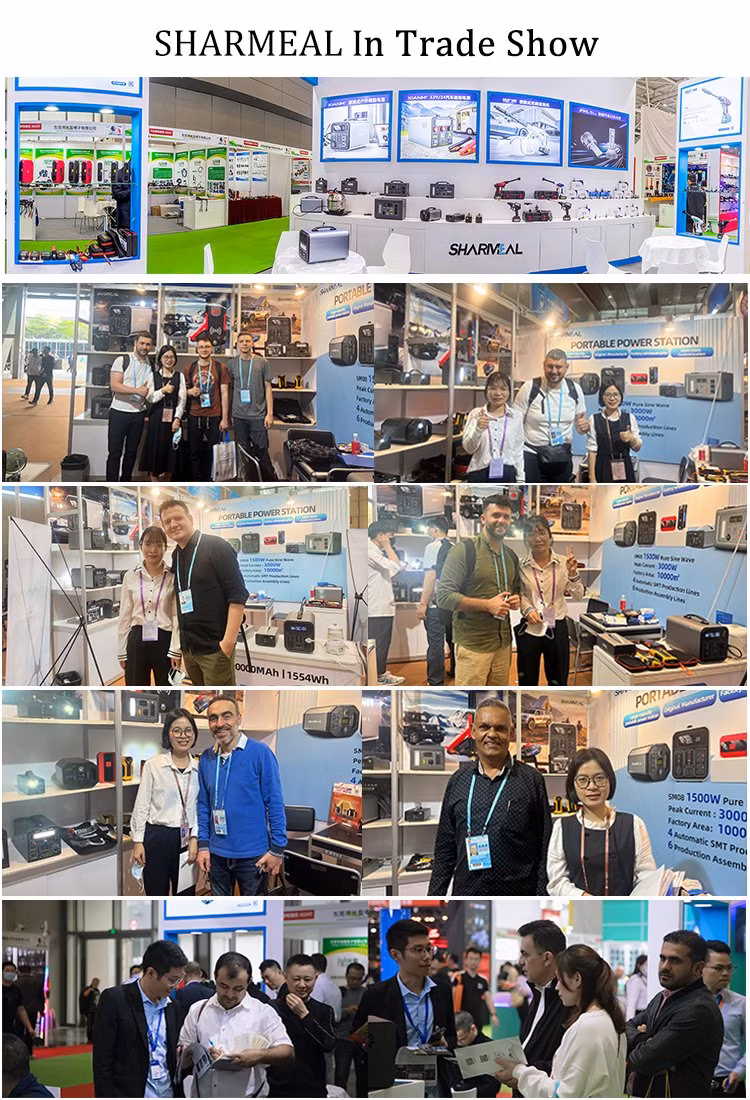 Manufacturer Custom Logo Charging Battery 1500-Watt Solar Generator Banks Supply 1500W Portable Power Station