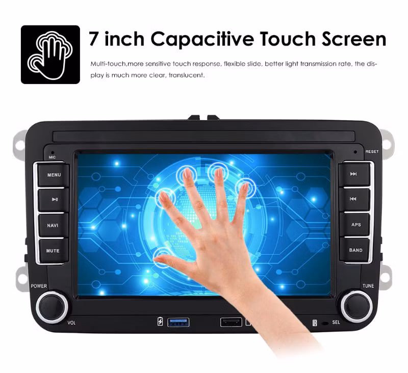 Universal 7 Inch for Volkswagen Smart Car Navigation Screen 1g+16g GPS Android11 Car Multimedia Player