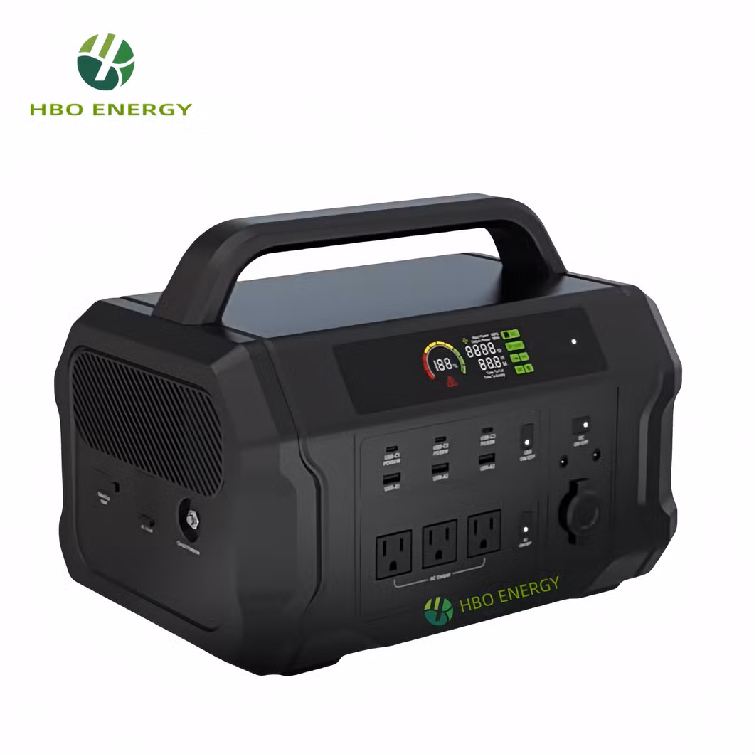 1200W Outdoor Portable Emergency Energy Storage Power Supply Solar Power Station