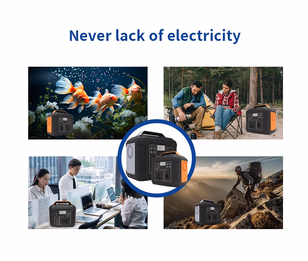 2023 Outdoor Camp Charging 300W 236wh LiFePO4 Battery Camping Backup Power Station Solar Portable