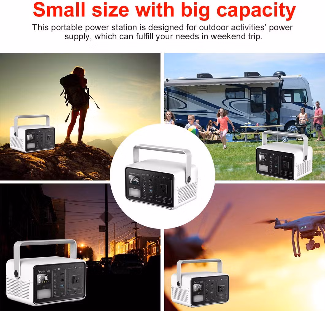 222wh 200W Lithium-Ion Battery Portable Solar Power Station with CE RoHS FCC PSE Cetificates