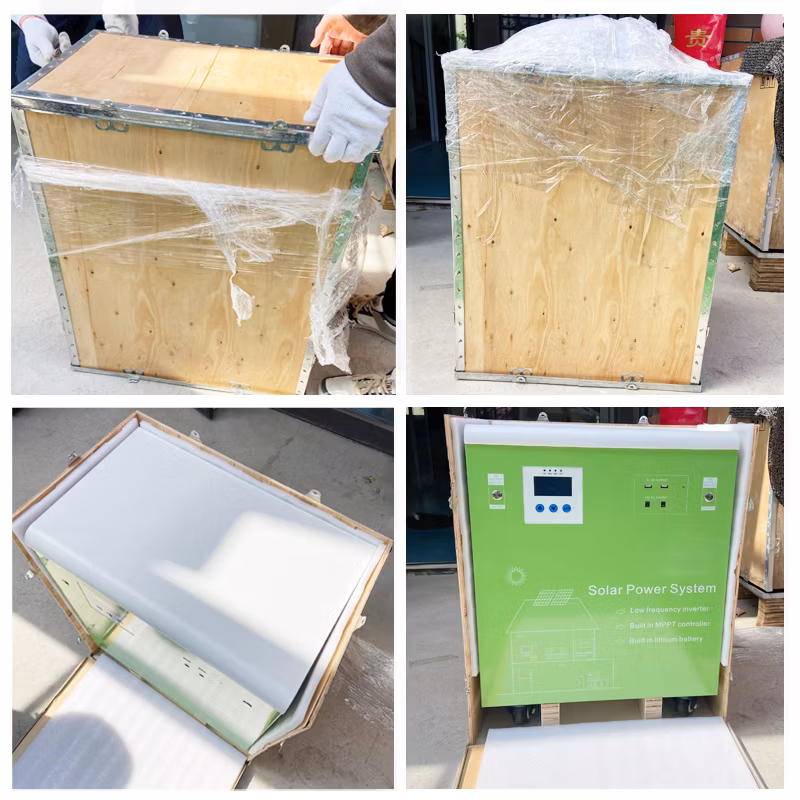 in Stock 2000W 3000W All in One 5kw Solar Portable Power Station with Panels Lithium Battery Energy Storage Solar System