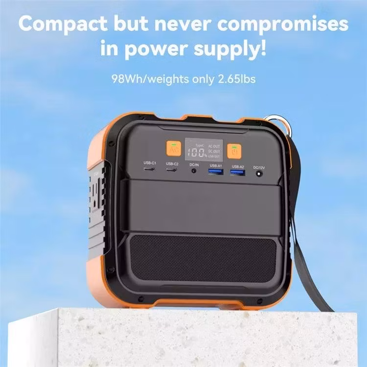2022 Amazon Hot Sale Outdoor Camping Power Station 100W 120W Portable Power Station for Emergency