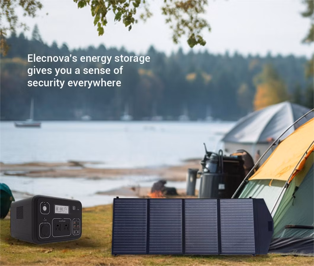 Best Selling Elecnova Portable Power Station 500W 1000W 2000W Outdoor Solar Generator