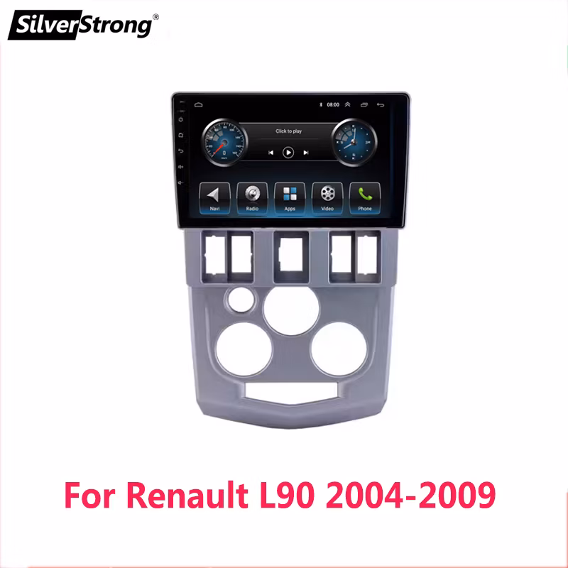 IPS GPS 2DIN Android Bt WiFi for Logan 1 L90 2004 2005 2006 2007 2008 2009 Car Radio Multimedia DVD Player Video FM SWC